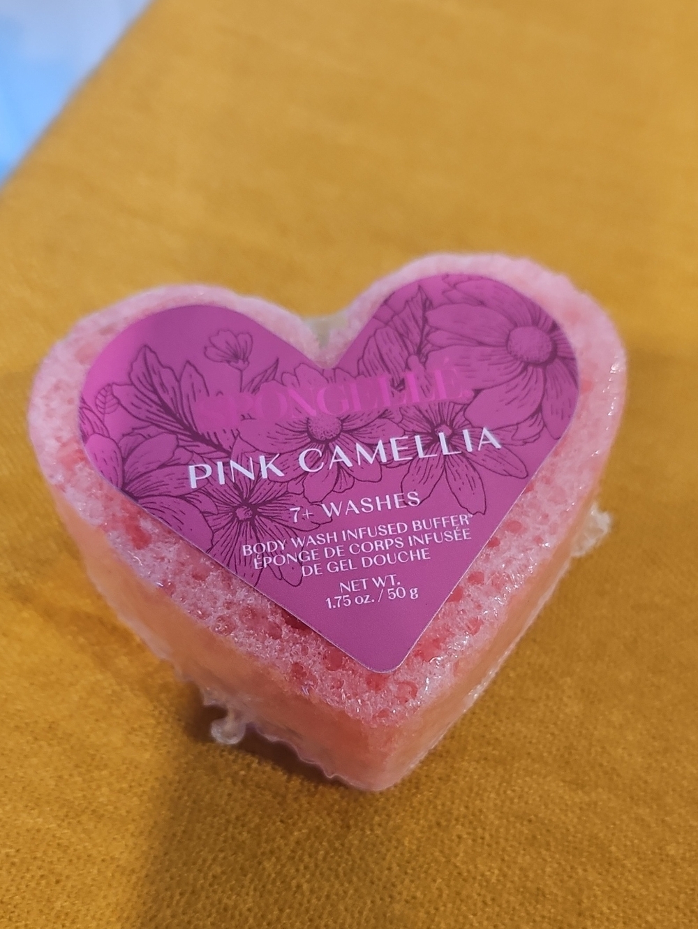 Spongelle Pink Camellia 7 Washes Sealed
